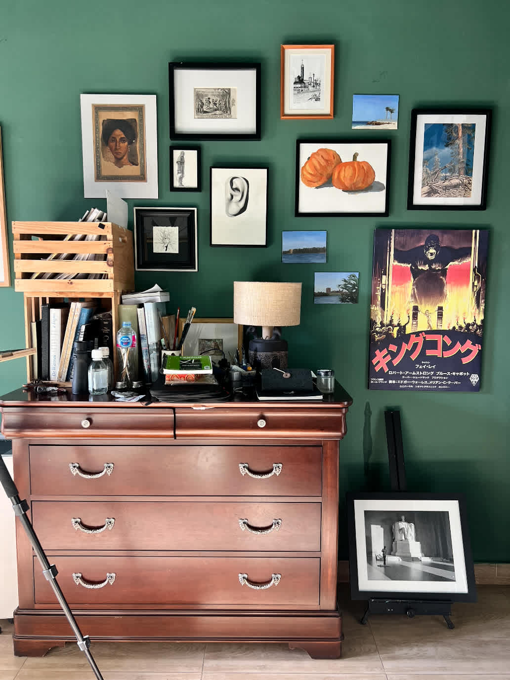How to Use Paint Colors to Brighten Old Dark Wood Furniture | Apartment  Therapy