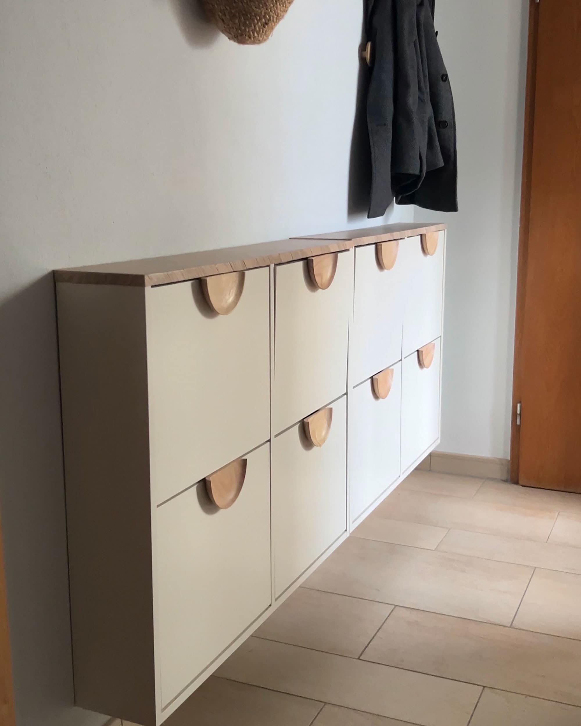 【sho i】IKEA キャビネット An IKEA Shoe Cabinet Got a Chic Japandi Makeover for $140