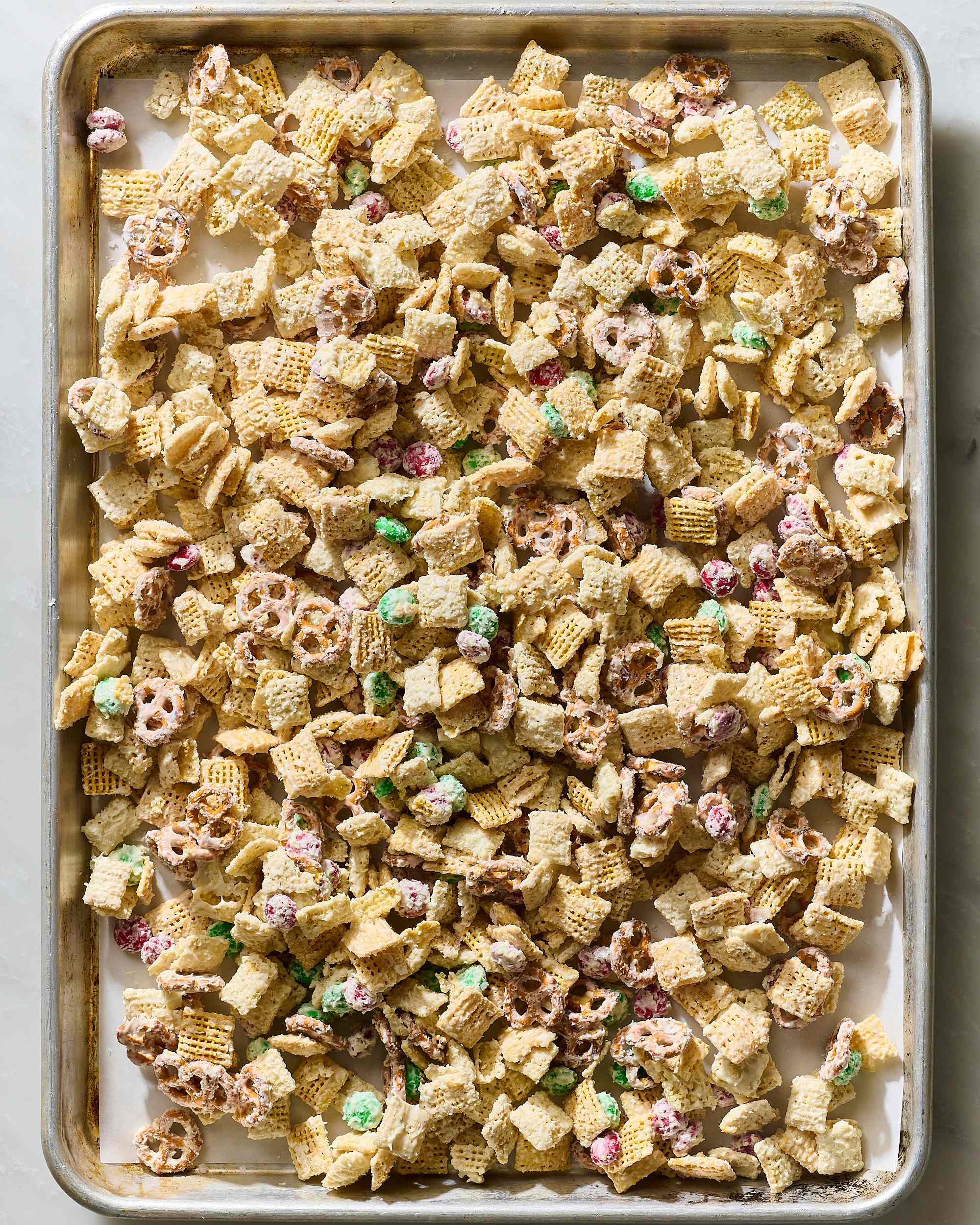 holiday chex best chex mix recipe christmas Christmas Chex Mix Recipe (Only Ingredients!) The Kitchn