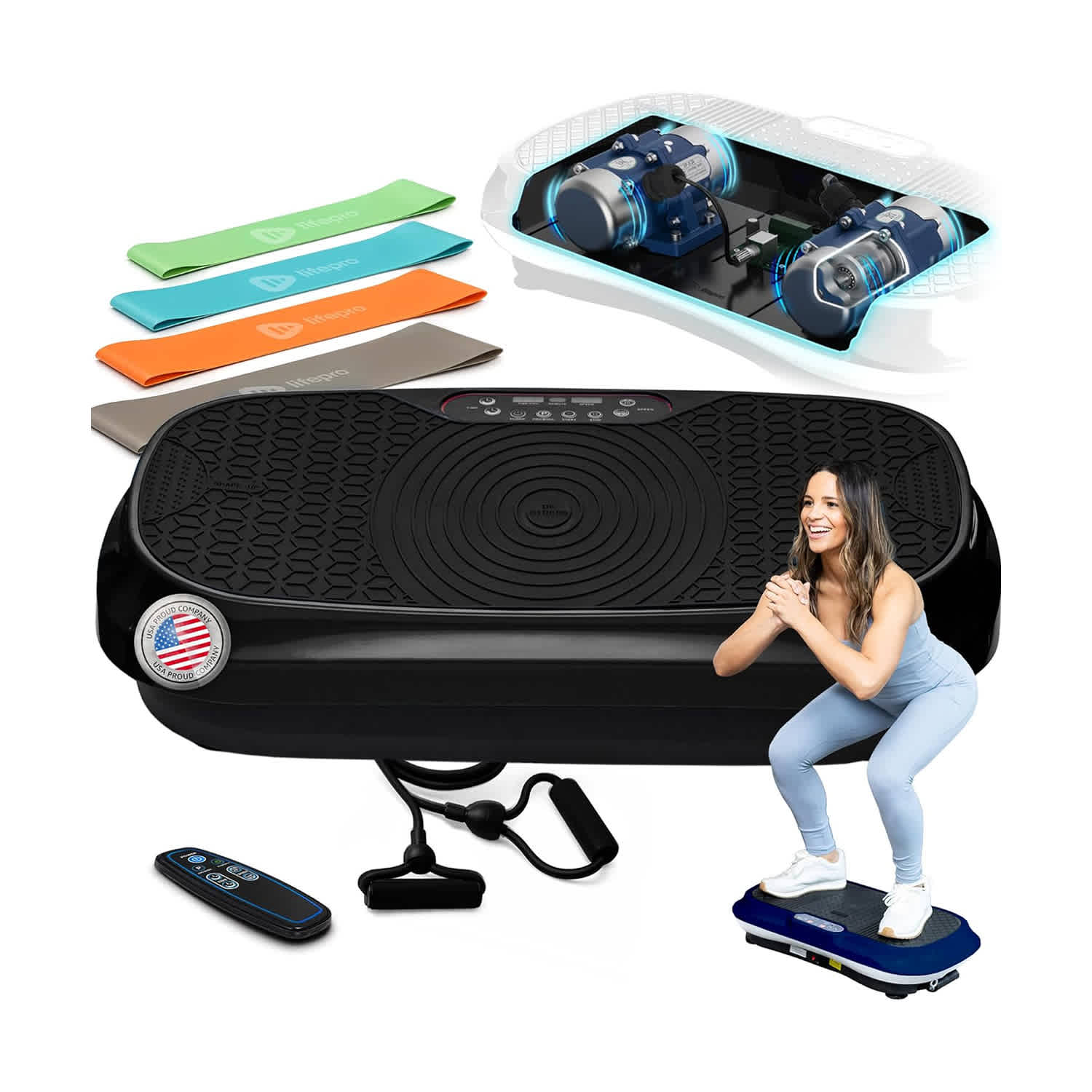 pro step mini vibration plate Pro Step Plus Vibration Plate Workout Machine Workout Machine Pro Step Mini  Vibration Plate Weight Loss main image 0