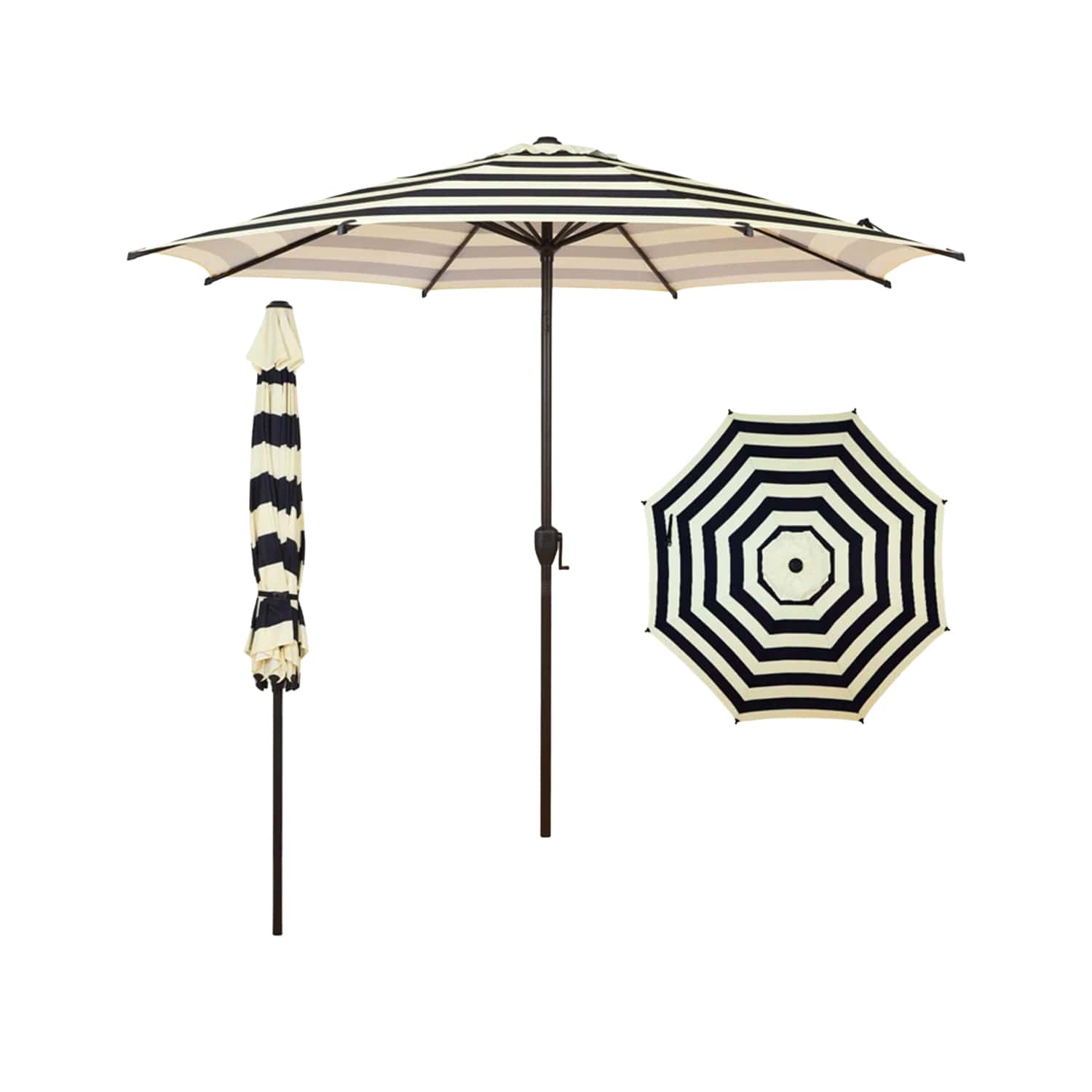centerpiece for patio table with umbrella DIY Patio Table Umbrella Centerpiece with Hanging Baskets