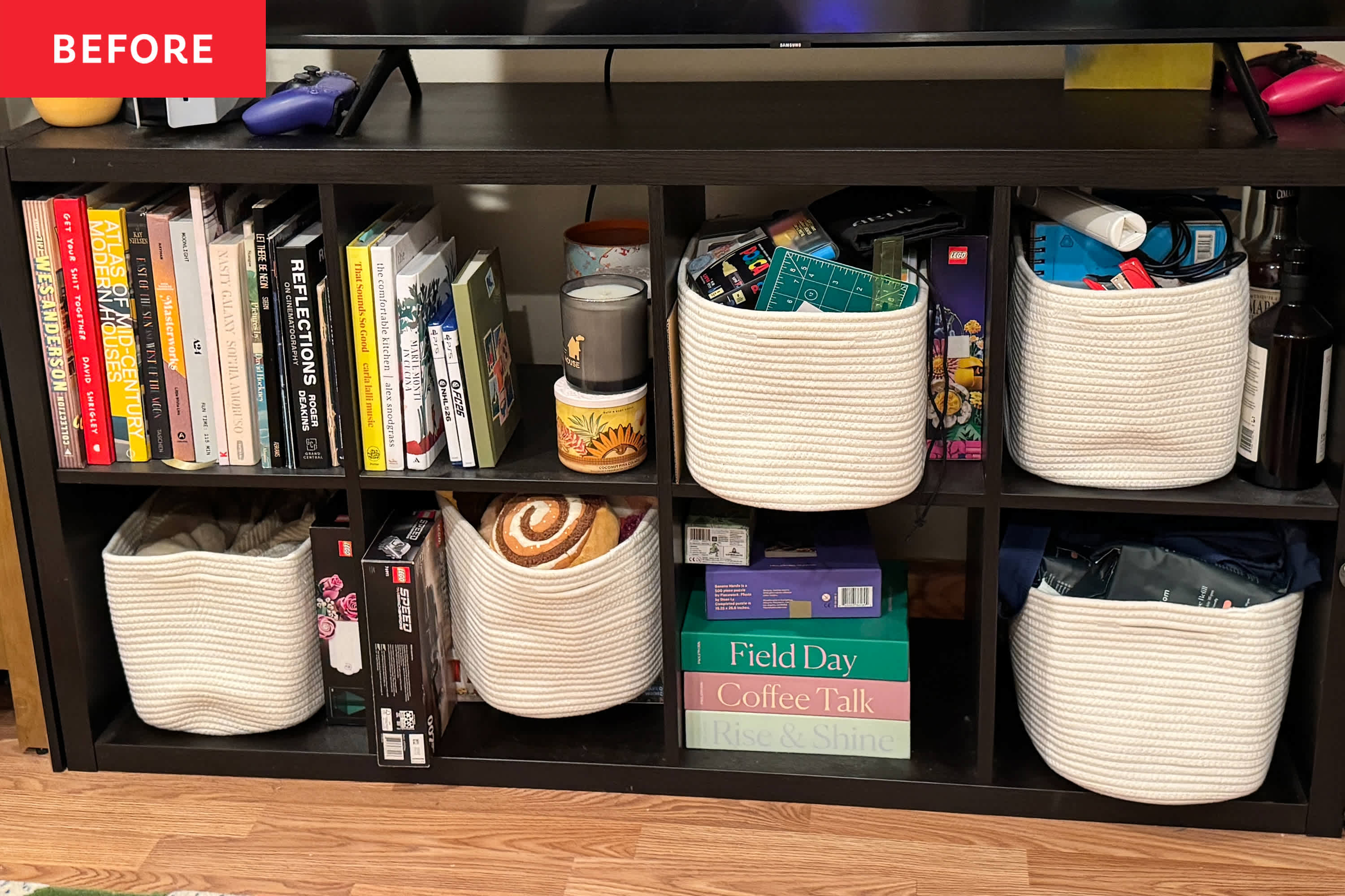 イケアデスク I Swapped My IKEA KALLAX for the STOCKHOLM Sideboard (Review