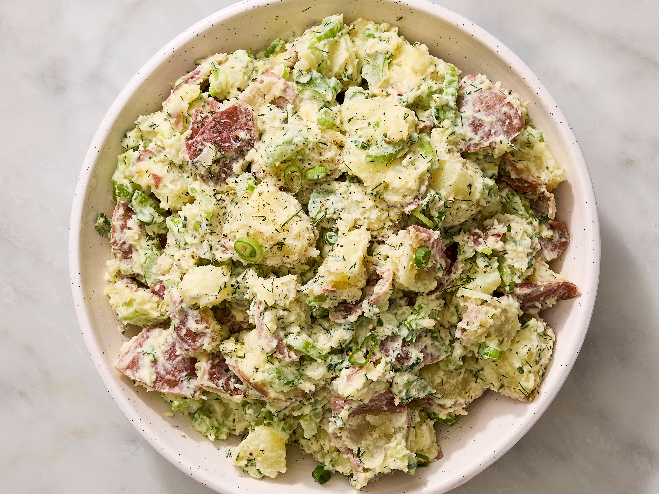 red potato salad with vinaigrette dressing Potato Salad with Dijon Vinaigrette